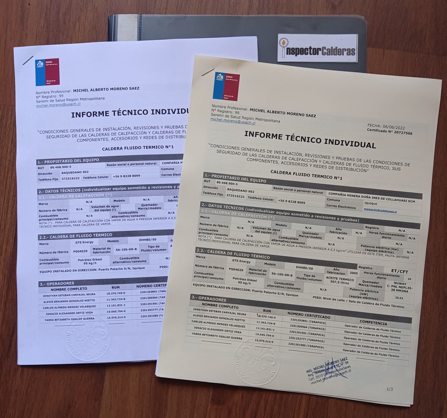 Inicio Certificaci N Inscripci N E Inspecci N De Calderas De Vapor